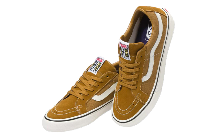 Lookbook Vans Sk8-Low 復刻 SF '鹽洗 - 金棕' VN0A4UWIA0T