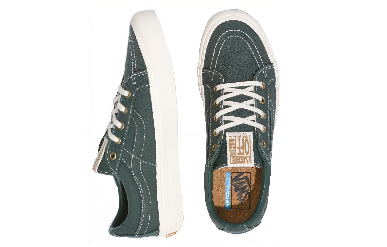 Shop Vans SK8-Low復刻SFダークグリーン VN0A4UWIA5K