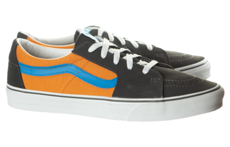 Order Vans SK8 LOW 防滑減震 低筒 滑板鞋 男女同款 灰橙藍