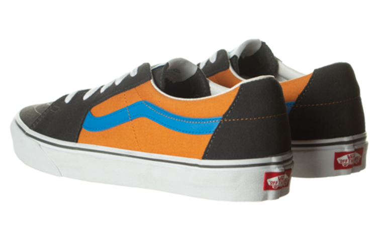 Shop Vans SK8 LOW 防滑減震 低筒 滑板鞋 男女同款 灰橙藍