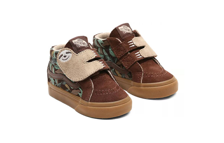 Lookbook 幼童 Vans SK8 中筒 棕色