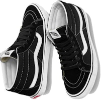 Vans Sk8-Mid '黑色' 高帮拼接滑板鞋 VN0A391F6BT Lookbook Vans Sk8-Mid '黑色' 高帮拼接滑板鞋 VN0A391F6BT