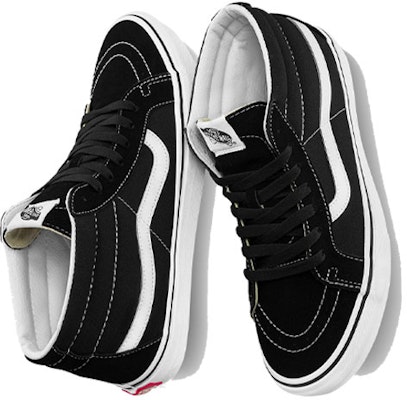 Vans Sk8-Mid 'Black' VN0A391F6BT Lookbook Vans Sk8-Mid 'Black' VN0A391F6BT