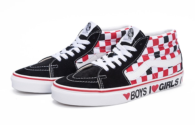 Vans Sk8-Mid '棋盘心' VN0A3WM3WKU Lookbook Vans Sk8-Mid '棋盘心' VN0A3WM3WKU