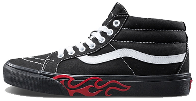 Vans Sk8-Mid 'Flame Cut Out' VN0A3MV8UQZ Buy Vans Sk8-Mid 'Flame Cut Out' VN0A3MV8UQZ