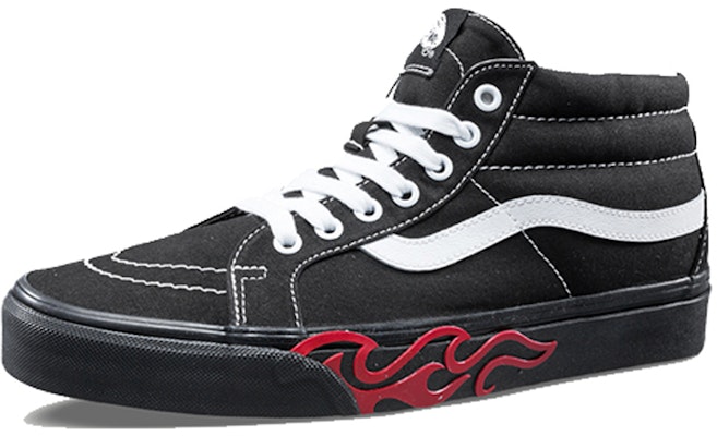 Vans Sk8-Mid 炎カットアウト (Vans Sk8-Mid Honō Kattoauto) VN0A3MV8UQZ Order Vans Sk8-Mid 炎カットアウト (Vans Sk8-Mid Honō Kattoauto) VN0A3MV8UQZ