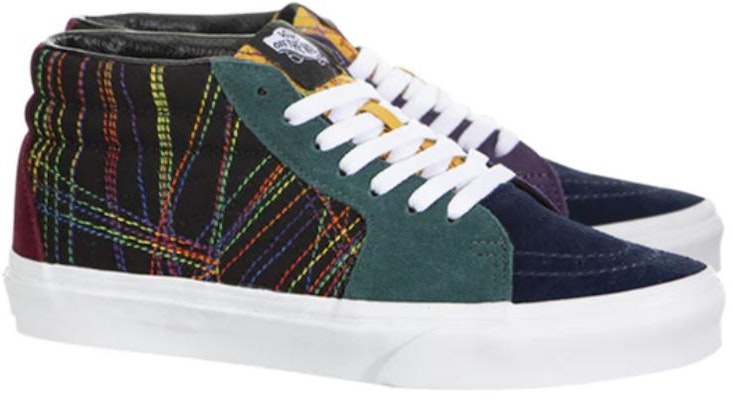 Vans Sk8-Mid 'Frenzy - Pelangi Gelap' VN0A3WM324P Lookbook Vans Sk8-Mid 'Frenzy - Pelangi Gelap' VN0A3WM324P