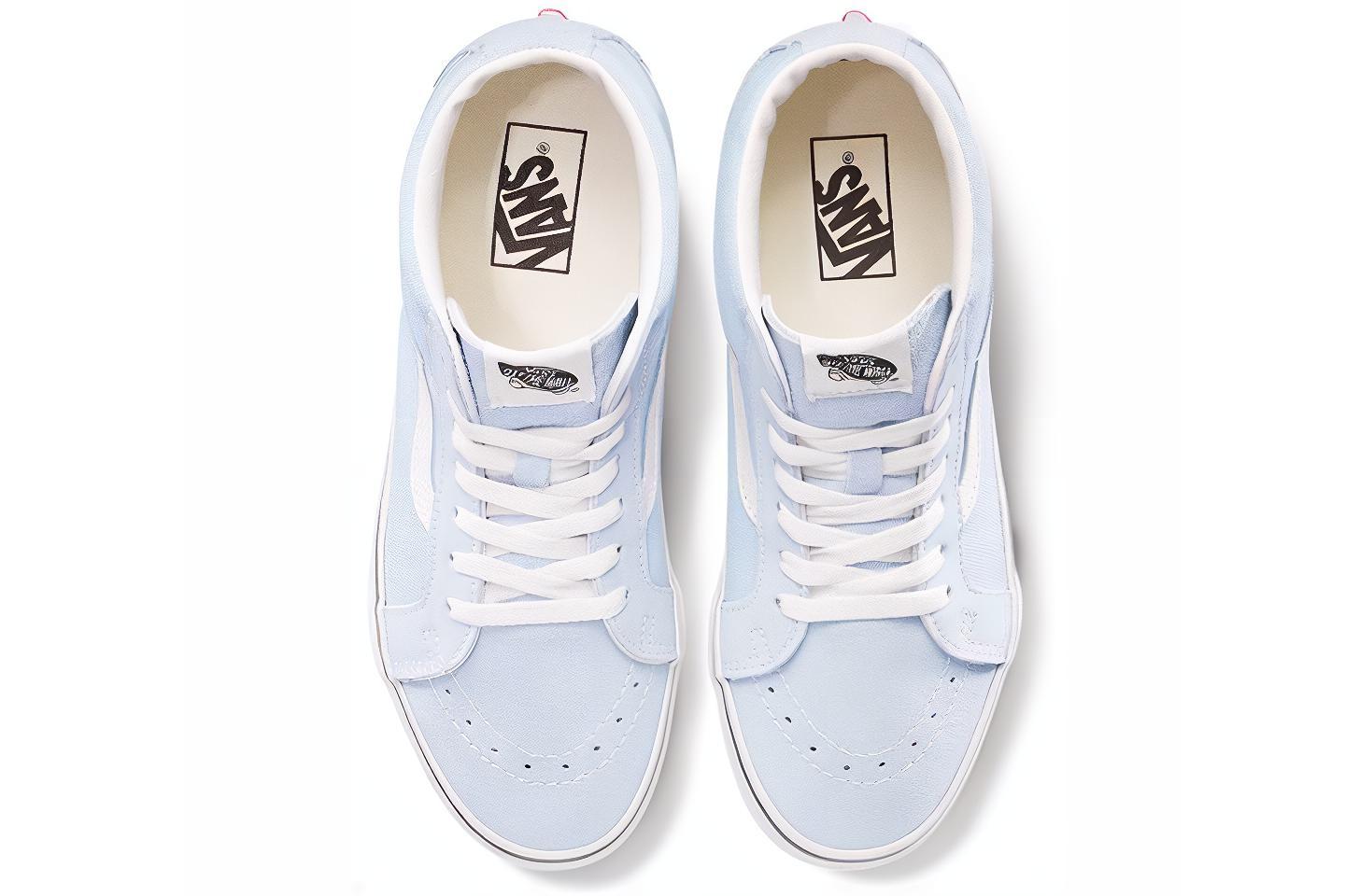 Lookbook Vans Sk8-Mid 'Biru Muda' VN0A391FWPZ