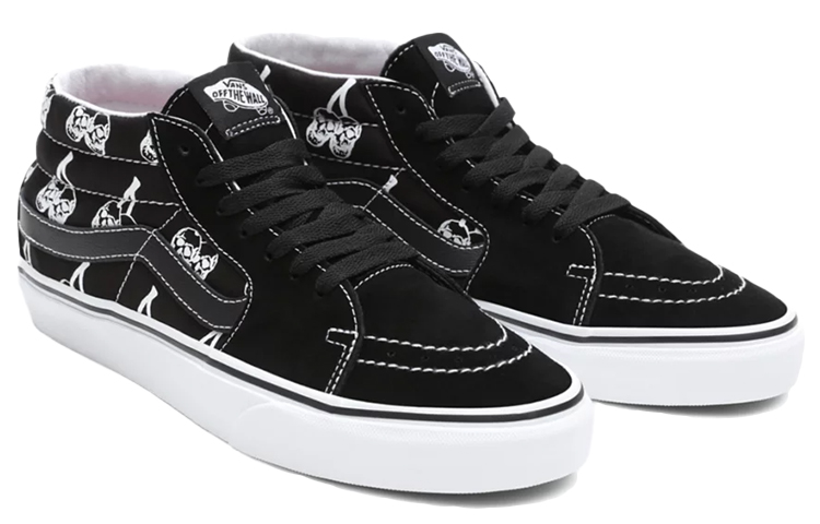 Shop Vans SK8-MID (NEW VARSITY) Nero VN0A3WM34WW