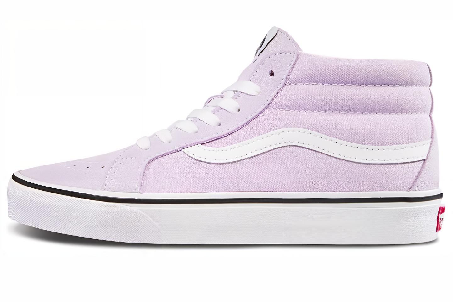 Buy Vans SK8 MID 中幫 板鞋 男女同款 淡紫色
