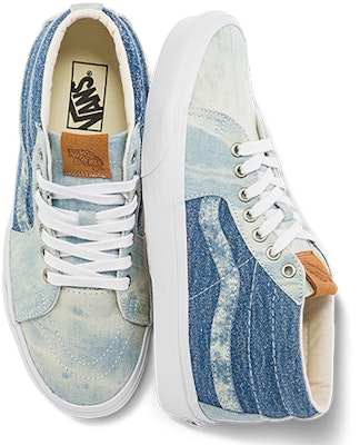 Vans Sk8-Mid 'Washed Denim' VN0A3WM3448 Shop Vans Sk8-Mid 'Washed Denim' VN0A3WM3448