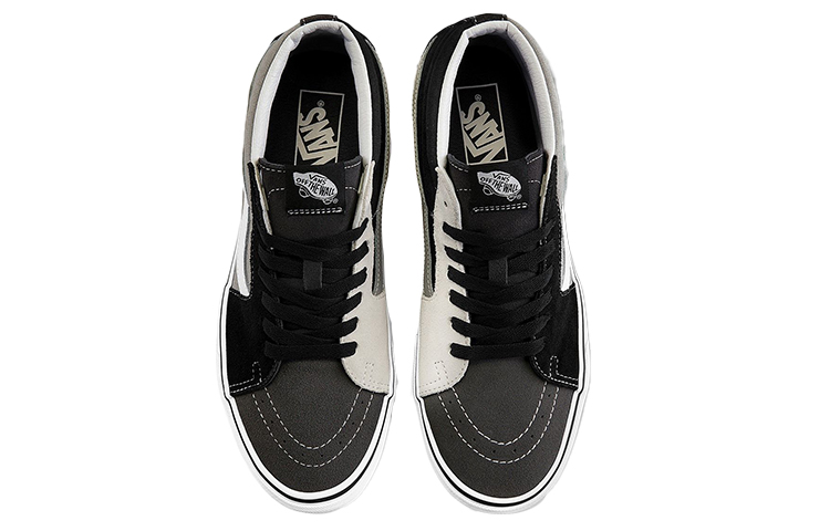 Shop Vans SK8-Mid Black/White/Grey VN0A3WM32PD
