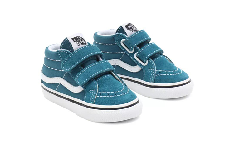 Lookbook Vans SK8-Mid Kasual Skateboarding Biru Tahan Lasak & Anti Gelincir Malaysia VN0A5DXD9EM