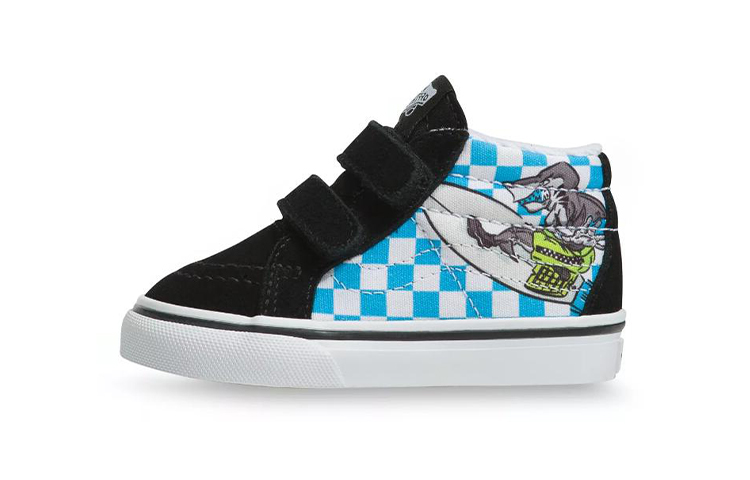Buy 幼童 Vans SK8 中筒 黑藍