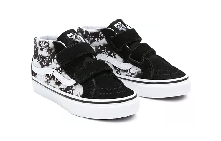 Lookbook 中童 Vans SK8 MID 中筒 兒童滑板鞋 黑白