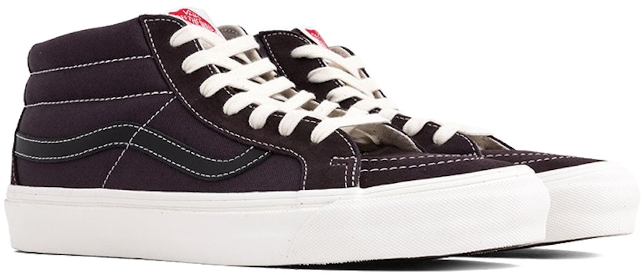 Vans Sk8-Mid LX Suede 'Hitam Shale' VN0A3ZCDUN8 Shop Vans Sk8-Mid LX Suede 'Hitam Shale' VN0A3ZCDUN8