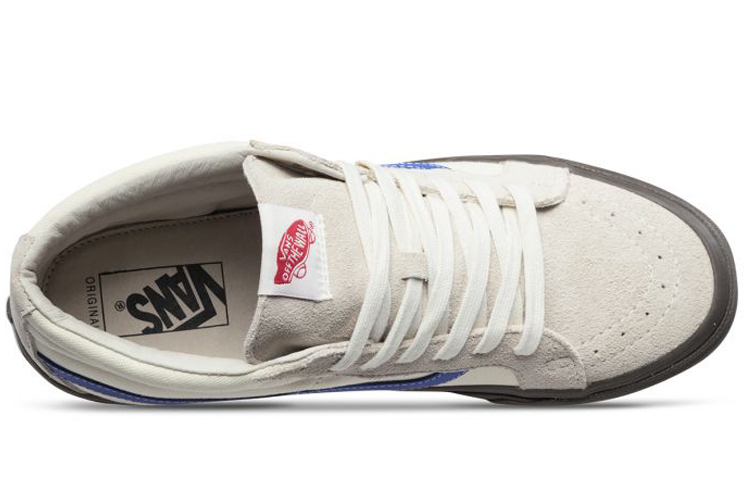 Lookbook Vans Sk8-Mid LX Suede 'White Asparagus' Putih Asparagus VN0A3ZCDUNA