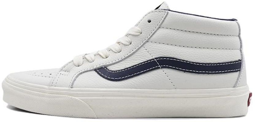 Vans Sk8-Mid Mid-Top Casual Skate Shoes Unisex White Blue VN0A3MV8FS8 Buy Vans Sk8-Mid Mid-Top Casual Skate Shoes Unisex White Blue VN0A3MV8FS8