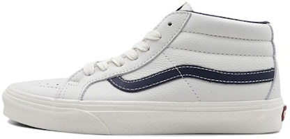 Vans Sk8-Mid Mid-Top Casual Skate Shoes Unisex White Blue VN0A3MV8FS8 Vans Sk8-Mid Mid-Top Casual Skate Shoes Unisex White Blue VN0A3MV8FS8