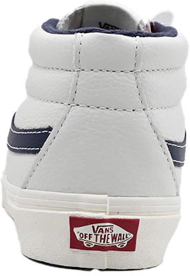 Vans Sk8-Mid Mid-Top Skate-Schuhe Unisex Weiß Blau VN0A3MV8FS8 Shop Vans Sk8-Mid Mid-Top Skate-Schuhe Unisex Weiß Blau VN0A3MV8FS8