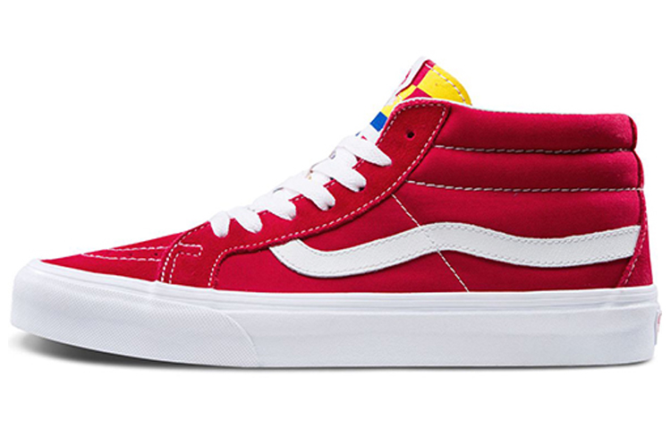 Vans SK8-Mid Mid-Top Skate Shoes Red Unisex VN0A391FTOV