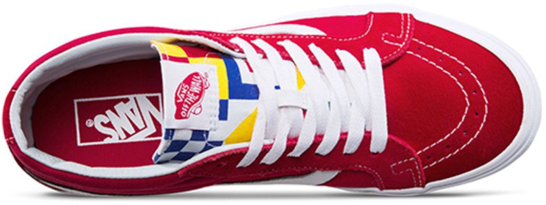 Vans SK8-Mid Mid-Top Skate Shoes Red Unisex VN0A391FTOV Lookbook Vans SK8-Mid Mid-Top Skate Shoes Red Unisex VN0A391FTOV