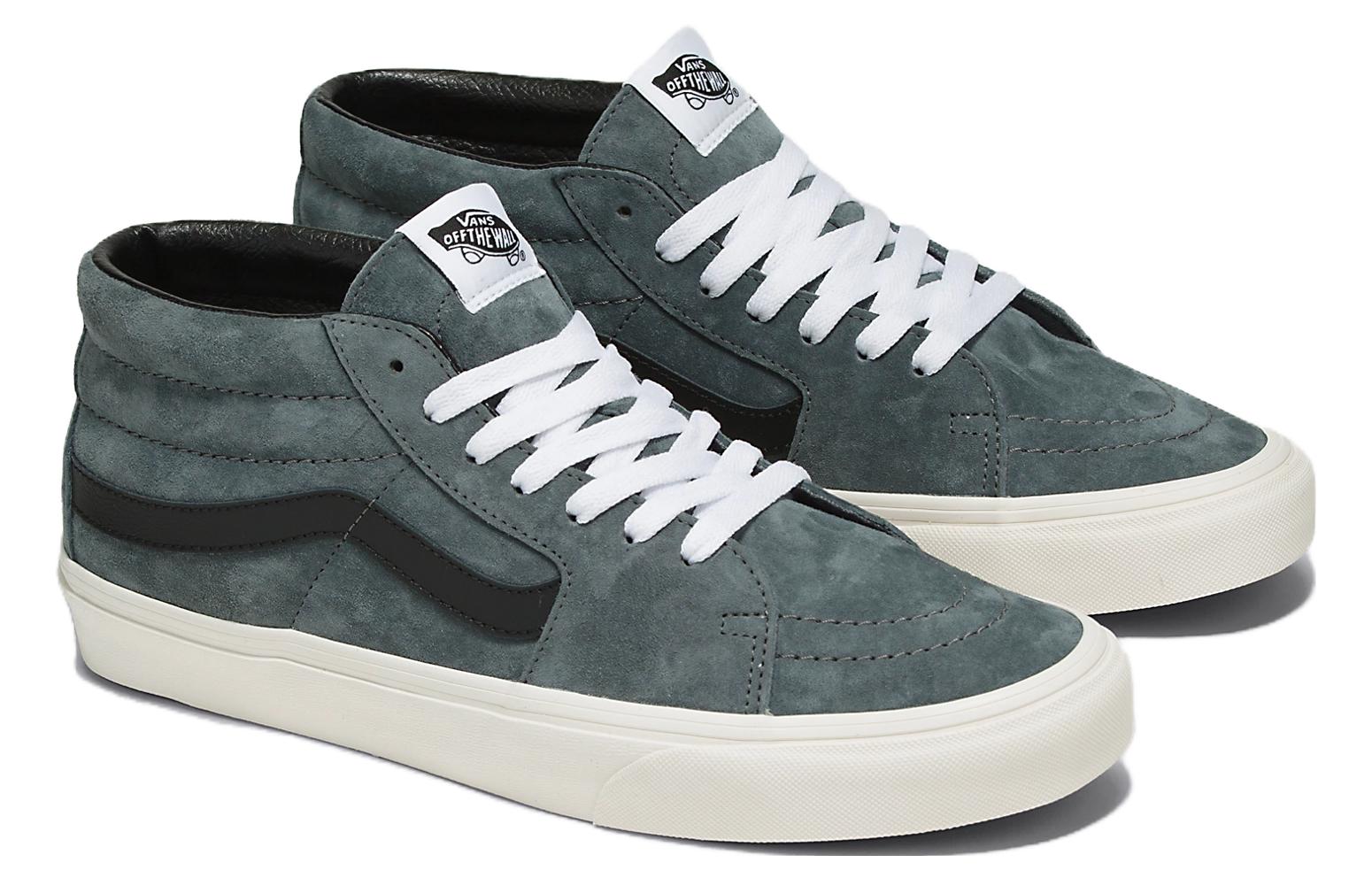 Order Vans SK8 MID 舒適百搭 輕便透氣 低筒 滑板鞋 男女款 灰色
