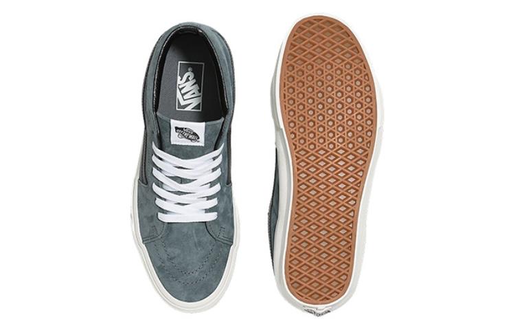 Shop Vans SK8 MID 舒適百搭 輕便透氣 低筒 滑板鞋 男女款 灰色