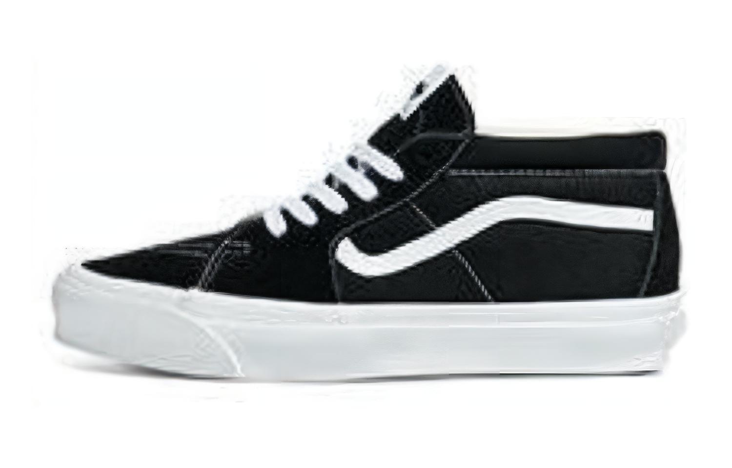 Vans Sk8-Mid Reissue 83 LX 'Black White' VN000CQQBA2