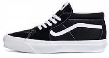Vans Sk8-Mid Reissue 83 LX 'Black White' VN000CQQBA2 Vans Sk8-Mid Reissue 83 LX 'Black White' VN000CQQBA2