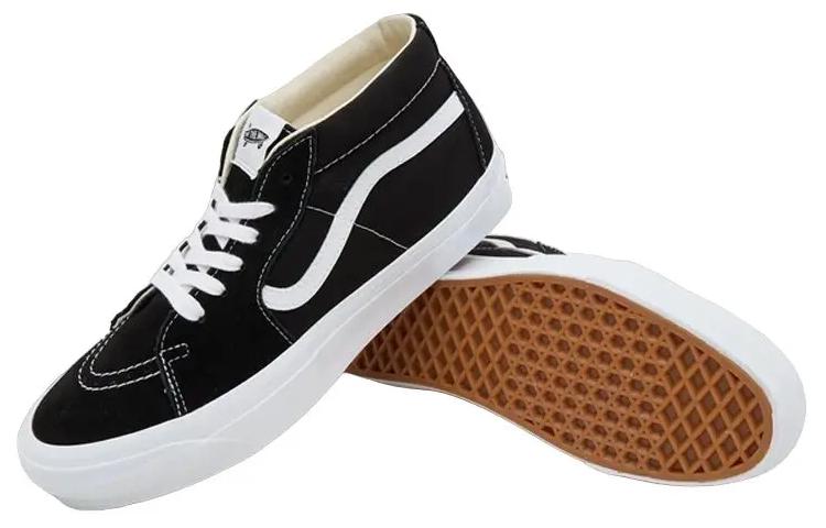 Shop Vans Sk8-Mid Reissue 83 LX '黑白色' VN000CQQBA2