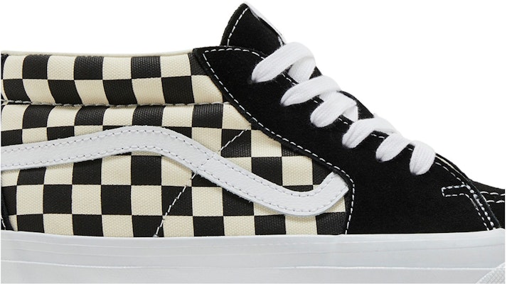 Vans Sk8-Mid Reissue 83 LX 'Checkerboard - Black' VN000CQQ2BO Order Vans Sk8-Mid Reissue 83 LX 'Checkerboard - Black' VN000CQQ2BO