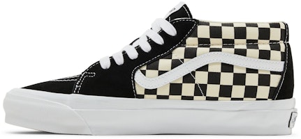 Vans Sk8-Mid Reissue 83 LX 'Checkerboard - Hitam' VN000CQQ2BO Lookbook Vans Sk8-Mid Reissue 83 LX 'Checkerboard - Hitam' VN000CQQ2BO