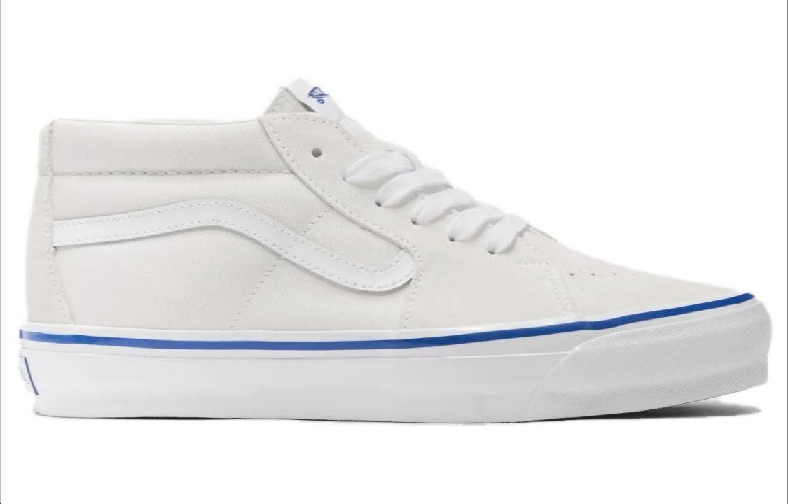 Lookbook Vans Sk8-Mid Reissue 83 LX「米白色」型號 VN000CQQOFW