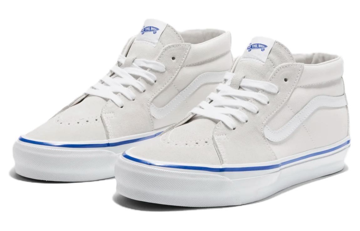Shop Vans Sk8-Mid Reissue 83 LX「米白色」型號 VN000CQQOFW