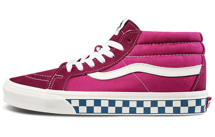 Vans Sk8-Mid Reissue 'Checker Sidewall - Rumba Red Jazzy' VN0A391FWQ5