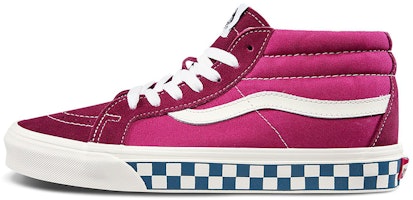 Vans Sk8-Mid Reissue 'Checker Sidewall - Rumba Red Jazzy' VN0A391FWQ5 Vans Sk8-Mid Reissue 'Checker Sidewall - Rumba Red Jazzy' VN0A391FWQ5
