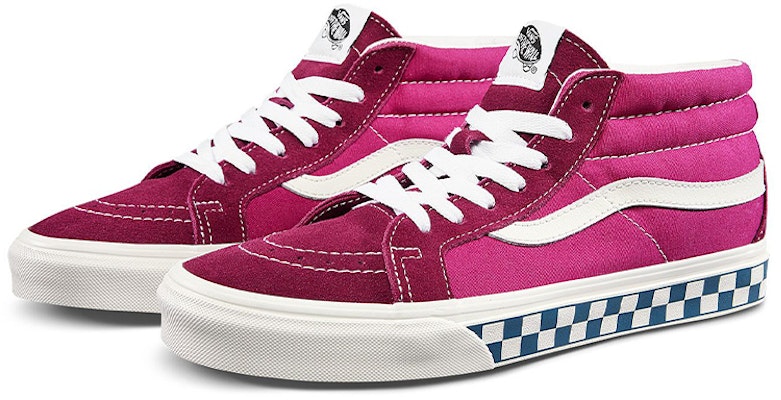 Vans Sk8-Mid Reissue 'Checker Sidewall - Merah Rumba Jazzy' VN0A391FWQ5 Order Vans Sk8-Mid Reissue 'Checker Sidewall - Merah Rumba Jazzy' VN0A391FWQ5