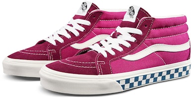 Vans Sk8-Mid Reissue 'Checker Sidewall - Rojo Rumba Jazzy' VN0A391FWQ5 Order Vans Sk8-Mid Reissue 'Checker Sidewall - Rojo Rumba Jazzy' VN0A391FWQ5