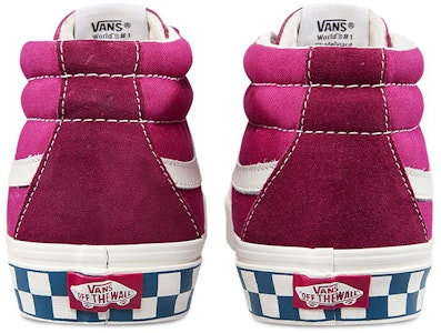 ヴァンズ Sk8-Mid 復刻 チェッカーサイド 赤ジャズ (Vanz Sk8-Mid Fukkoku Chekkā Saido Aka Jazu) VN0A391FWQ5 Shop ヴァンズ Sk8-Mid 復刻 チェッカーサイド 赤ジャズ (Vanz Sk8-Mid Fukkoku Chekkā Saido Aka Jazu) VN0A391FWQ5