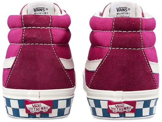 Vans Sk8-Mid Reissue 'Checker Sidewall - Rumba Red Jazzy' Lelaki Sneakers VN0A391FWQ5 Shop Vans Sk8-Mid Reissue 'Checker Sidewall - Rumba Red Jazzy' Lelaki Sneakers VN0A391FWQ5