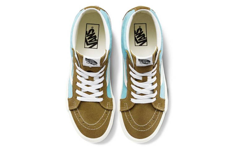 Lookbook Vans SK8-Mid Reissue 'Cyan/Coklat' VN0A391FWQ6