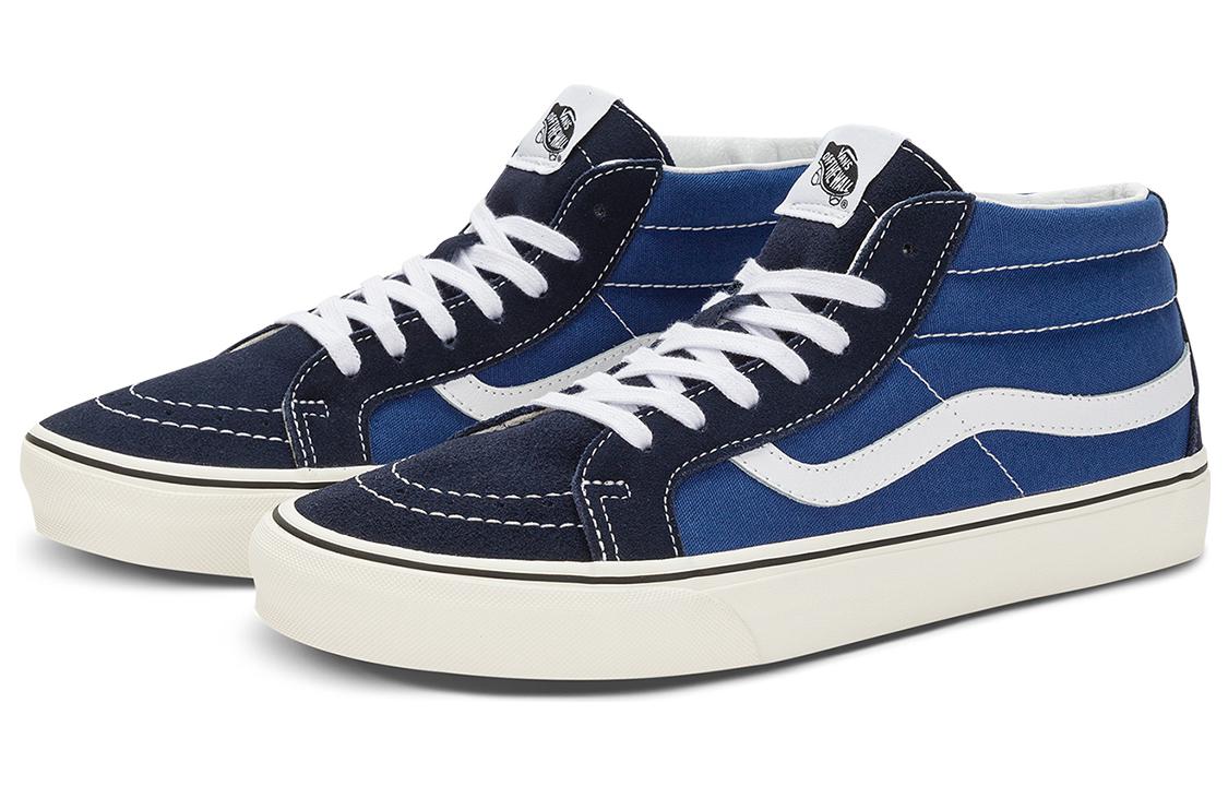 Shop Vans SK8-Mid Reissue ''Donkerblauw Grijs'' VN0A391F5TU