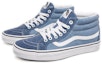 Lookbook Vans Sk8-Mid Reissue 'Denim 2-Tone' Lelaki Wanita Kasual Sneakers VN0A3MV8Q69