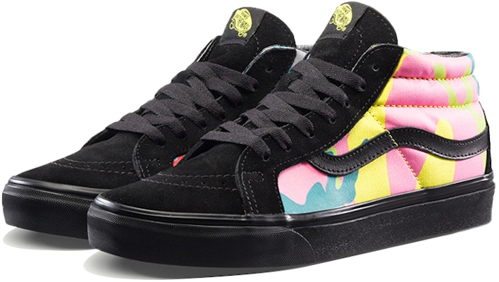 Vans Sk8-Mid Reissue 'Neon Camo' Lelaki Perempuan Kasut Sneakers VN0A3MV8ULX Order Vans Sk8-Mid Reissue 'Neon Camo' Lelaki Perempuan Kasut Sneakers VN0A3MV8ULX
