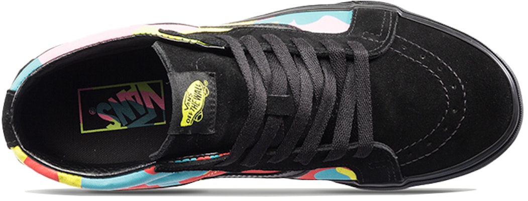 Vans Sk8-Mid Reissue 'Neon Camo' Lelaki Perempuan Kasut Sneakers VN0A3MV8ULX Lookbook Vans Sk8-Mid Reissue 'Neon Camo' Lelaki Perempuan Kasut Sneakers VN0A3MV8ULX