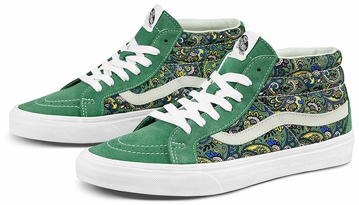 Vans Sk8-Mid Reissue 'Paisley - Hedge Green' Sepatu Hijau Paisley VN0A391F6TM Order Vans Sk8-Mid Reissue 'Paisley - Hedge Green' Sepatu Hijau Paisley VN0A391F6TM
