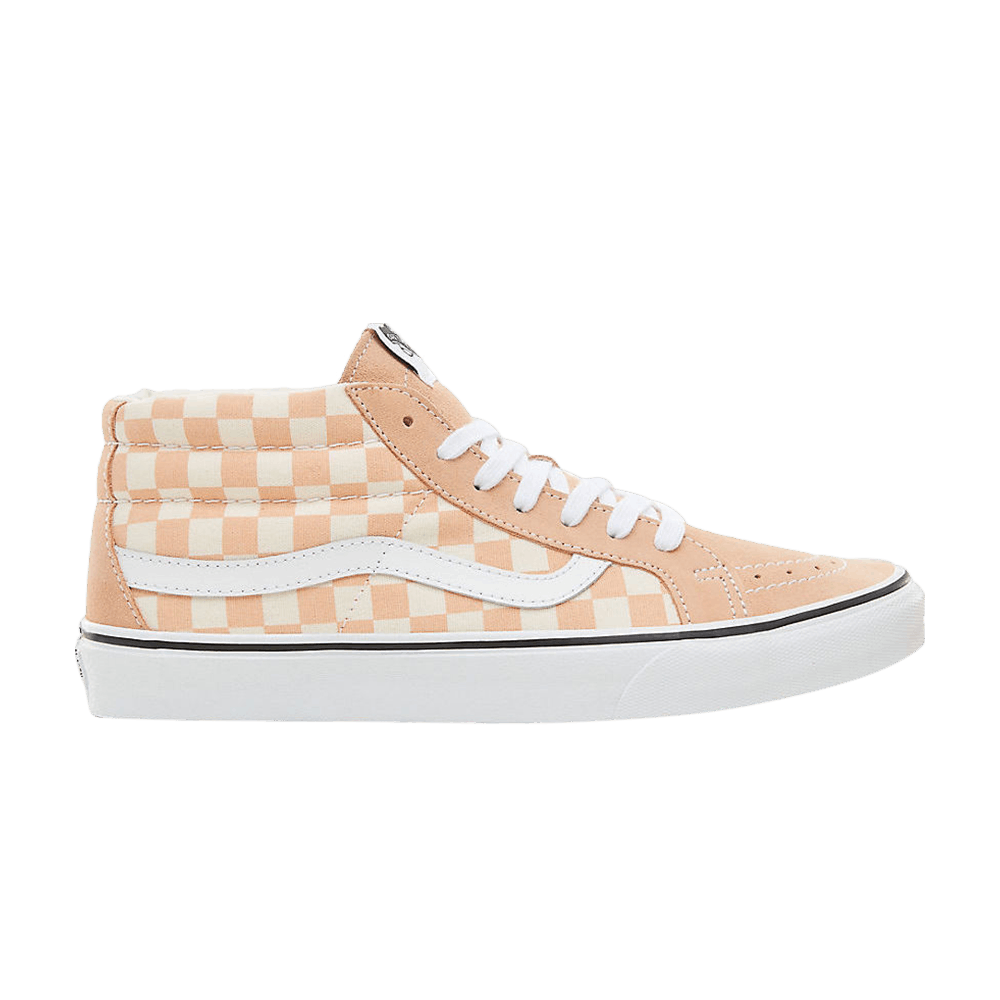 Buy Vans Sk8-Mid Reissue 'Peach Checkerboard' Wanita Lelaki Unisex VN0A3MV8R9L