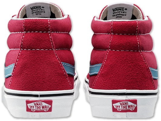 Vans Sk8-Mid Reissue 'Merah Rococco Biru Adriatik' VN0A3MV8Q8C Shop Vans Sk8-Mid Reissue 'Merah Rococco Biru Adriatik' VN0A3MV8Q8C