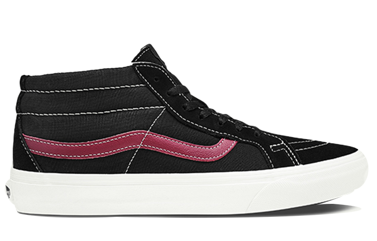 Order Vans Sk8-Mid復刻 スポーツ (ブラック) VN000XIIFLO